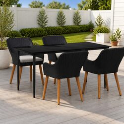 Upgrade Your Outdoor Space with a Black Dining Set