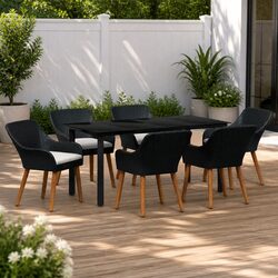 Elevate Your Outdoor Space with This 7 Piece Dining Set