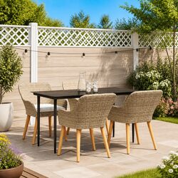 Elevate Your Patio with This 5 Piece Outdoor Dining Set