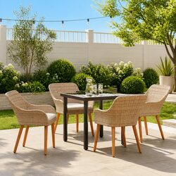 Elevate Your Outdoor Living with This 5-Piece Dining Set