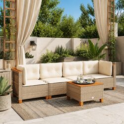 Transform Your Outdoor Space with This 5 Piece Sofa Set