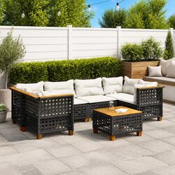 Enhance Your Patio with a 7 Piece Garden Sofa Set