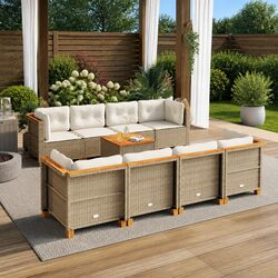 Enhance Your Outdoor Living with a 9-Piece Sofa Set