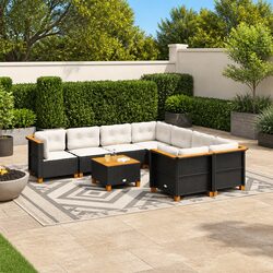 Transform Your Patio with Our 9-Piece Garden Sofa Set