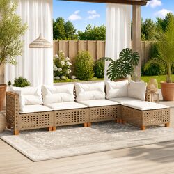 Enhance Your Outdoor Space with a 5-Piece Sofa Set