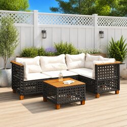 Transform Your Outdoor Space with This Garden Sofa Set