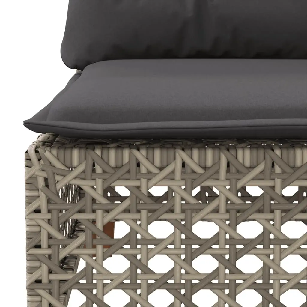 Garden Sofa Set 5 Piece Outdoor Furniture Patio Lounge Grey Cushions Modular