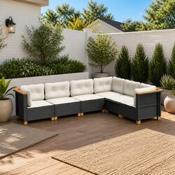 Elevate Your Outdoor Space with a 6 Piece Sofa Set