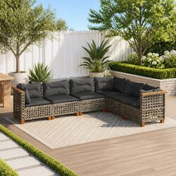 Enhance Your Outdoor Area with a 6 Piece Sofa Set