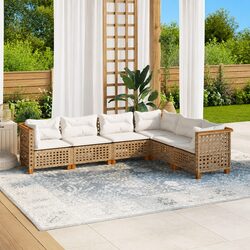 Transform Your Patio with This Modular 6-Piece Sofa Set