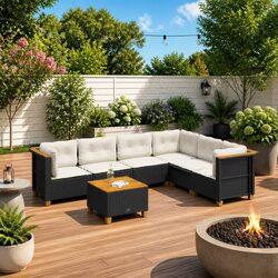 Elevate Your Outdoor Space with 7 Piece Sofa Set