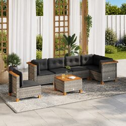 Enhance Your Outdoor Space with a 7 Piece Grey Sofa Set