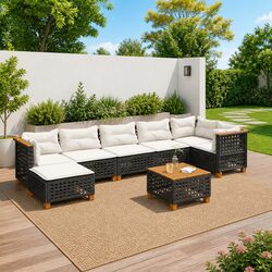Stylish 8-Piece Outdoor Furniture Set for Patios