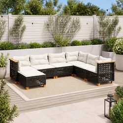 Elevate Your Outdoors with This 7 Piece Garden Sofa Set