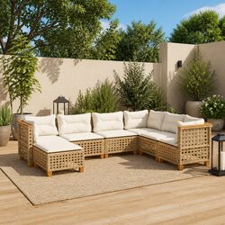 Enhance Your Outdoor Space with 7-Piece Garden Sofa Set