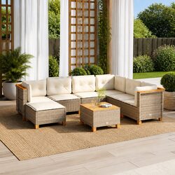 Enhance Your Outdoor Experience with This 8 Piece Sofa Set