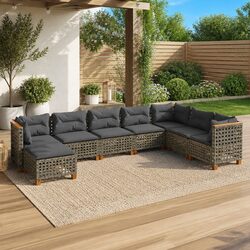 Elevate Your Outdoor Space with 8-Piece Garden Sofa Set