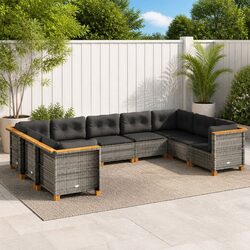 Enhance Your Outdoor Space with a 9 Piece Garden Sofa Set