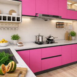 Transform Your Space with Pink High Gloss Furniture Film 500x90cm