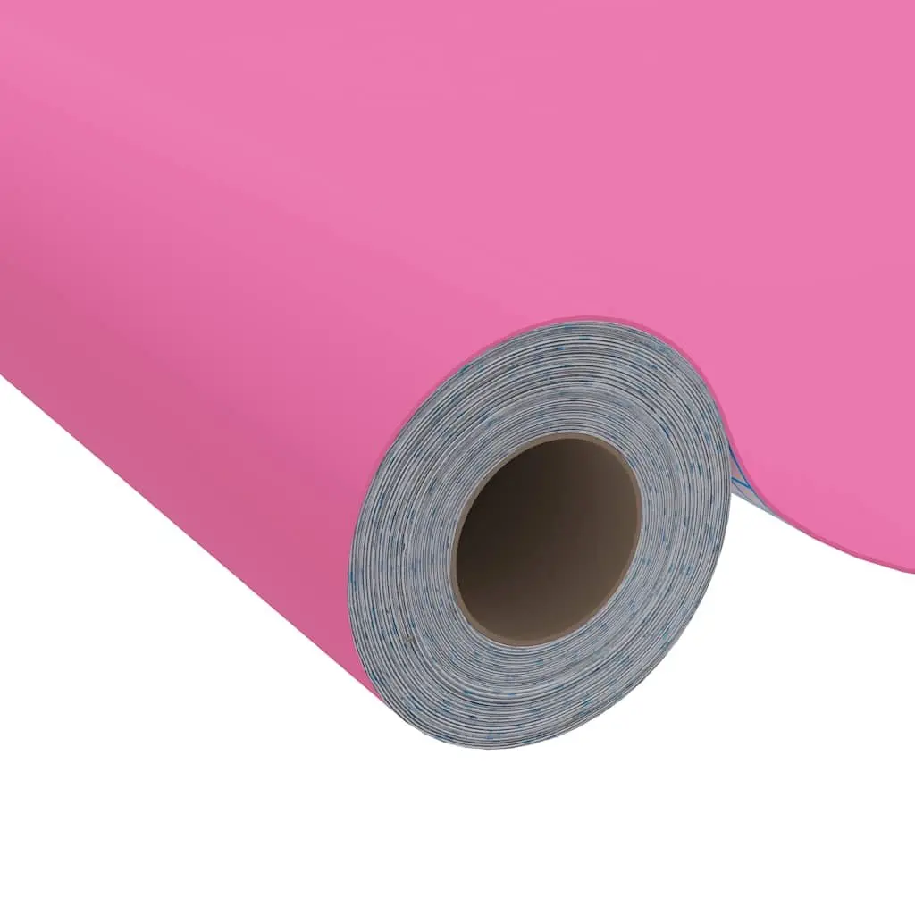 Self-Adhesive Furniture Film 500x90cm High Gloss Pink Decorative Vinyl