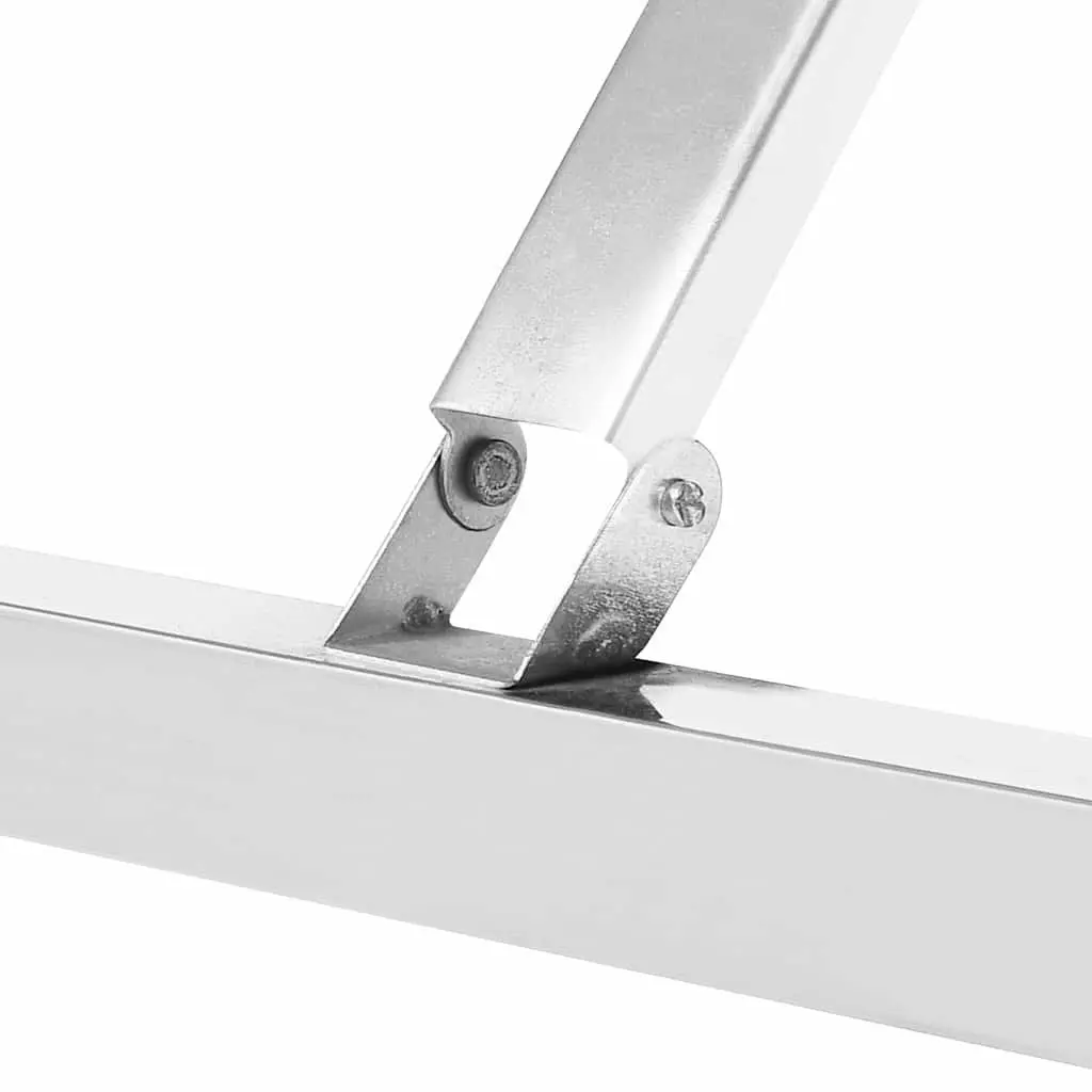 Folding Work Table Stainless Steel 85 x 60 x 80 cm Durable Reinforced Tabletop for Food Prep