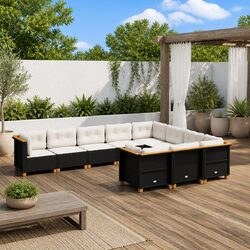 Enhance Your Outdoor Living with 10 Piece Garden Sofa Set