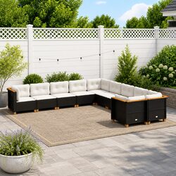 Transform Your Outdoor Space with This 10 Piece Sofa Set