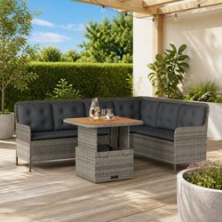 Transform Your Outdoor Space with This Garden Sofa Set