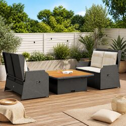 Elevate Your Outdoor Space with This 3 Piece Lounge Set
