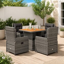 Enhance Your Outdoor Space with This 5 Piece Dining Set