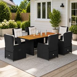 Elevate Your Outdoor Space with This 7 Piece Dining Set