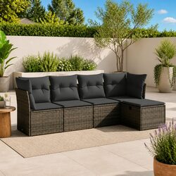 Transform Your Outdoor Space with This 5-Piece Sofa Set