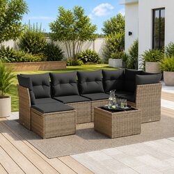 Elevate Your Outdoor Living with 7 Piece Garden Sofa Set