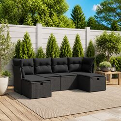 Enhance Your Outdoor Living with a 6 Piece Garden Sofa Set
