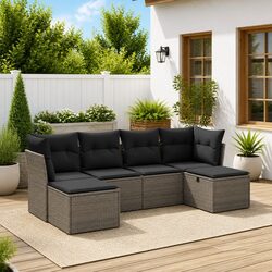 Transform Your Outdoor Space with This Grey Sofa Set