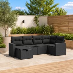 Enhance Your Outdoor Space with a 6 Piece Garden Sofa Set