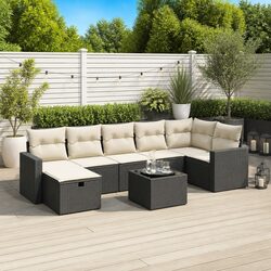 Transform Your Outdoor Space with 8-Piece Garden Sofa Set