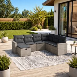 Transform Your Outdoor Space with 7 Piece Sofa Set
