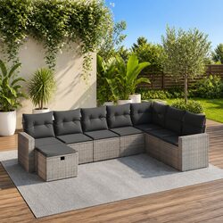 Elevate Your Outdoor Space with 8-Piece Sofa Set