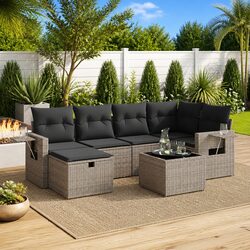Enhance Your Patio with a Stylish 7 Piece Garden Sofa Set