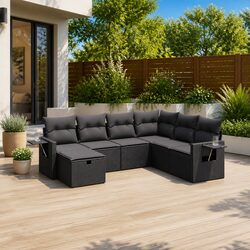 Outdoor 7 Piece Modular Sofa Set for Relaxing Spaces