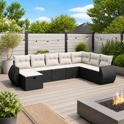 Transform Your Outdoor Space with 8 Piece Sofa Set