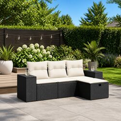 4-Piece Outdoor Garden Sofa Set - Elevate Your Patio Experience