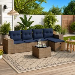 Upgrade Your Outdoor Space with 6-Piece Sofa Set
