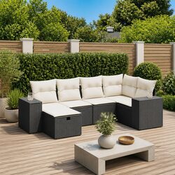 Enhance Your Outdoor Space with a 6 Piece Garden Sofa Set
