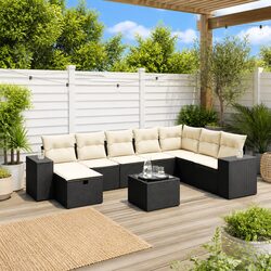 Enhance Your Outdoor Space with Our 9-Piece Garden Sofa Set