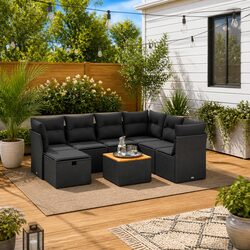 Enhance Your Outdoor Space with This 8-Piece Sofa Set