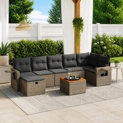 Enhance Your Outdoor Area with This 8 Piece Sofa Set