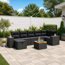 Enhance Your Outdoor Space with 8 Piece Garden Sofa Set