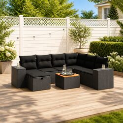 Transform Your Outdoor Space with This 8-Piece Sofa Set